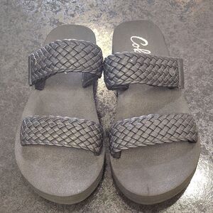 Cobian Black Slide Sandals